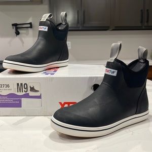 XTRATUF Black Ankle Deck Boot